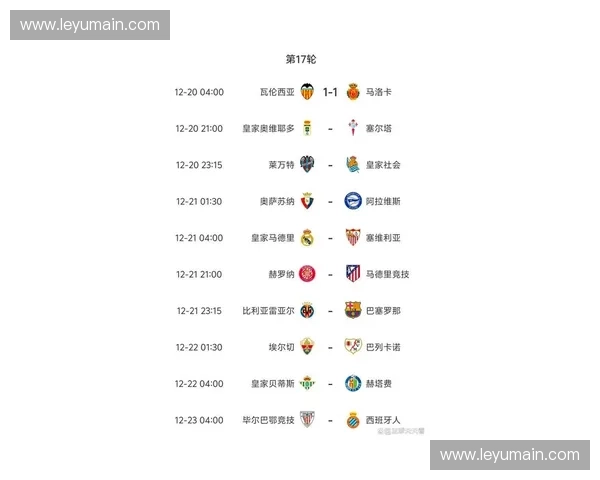 西甲第25轮时间安排：皇马凌晨1-30出战，巴萨23-15开球